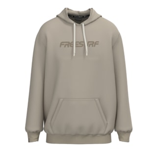 Moletom Canguru Freesurf Classic Bege