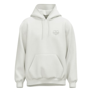 Moletom Canguru Freesurf Globe Off White