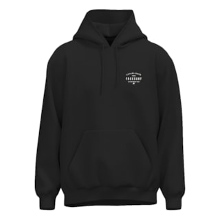 Moletom Canguru Freesurf Globe Preto
