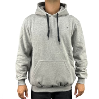 Moletom Canguru Freesurf Line Cinza Mescla