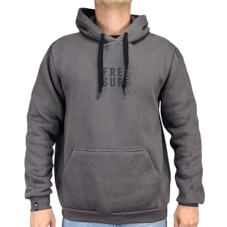 Moletom Canguru Freesurf Vibe Preto