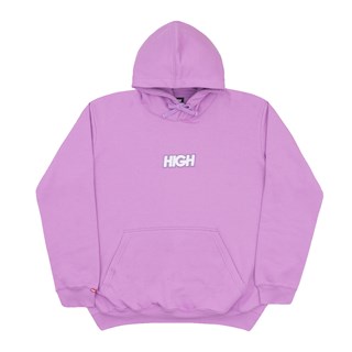 Moletom Canguru High Hoodie Logo Light Lilac