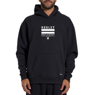 Moletom Canguru Hurley Box Agacê Preto