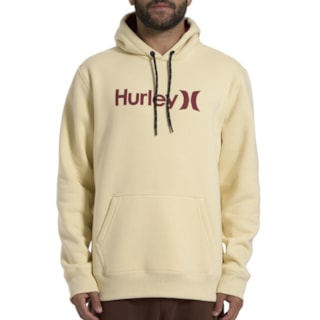 Moletom Canguru Hurley One e Only Off White