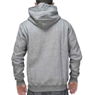 Moletom Canguru MCD Broken Cinza Moletom Canguru MCD Broken Cinza