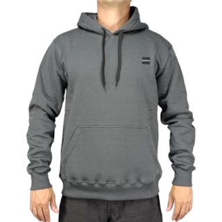 Moletom Canguru Oakley Patch 2.0 Pullov Dark Grey