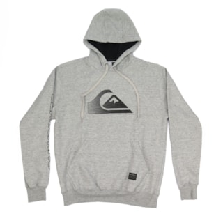 Moletom Canguru Quiksilver Crush Cinza Moletom Canguru Quiksilver Crush Cinza