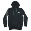 Moletom Canguru Quiksilver Lost Black