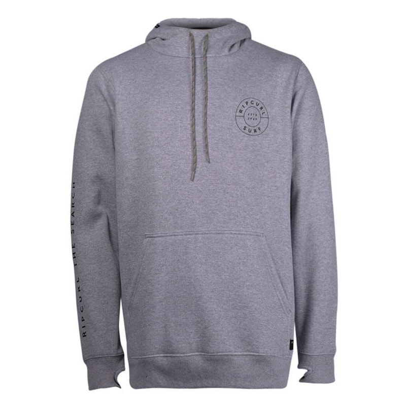 Moletom Canguru Rip Curl Compass Cinza