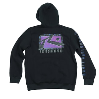 Moletom Canguru Rusty Flashblack Preto Moletom Canguru Rusty Flashblack Preto