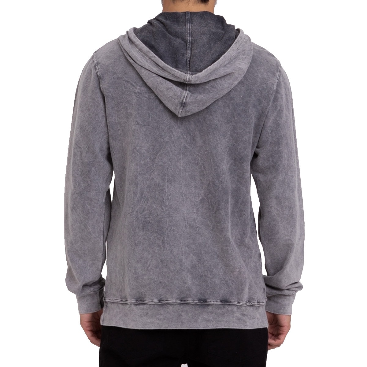 rvca zip up moletom com capuz