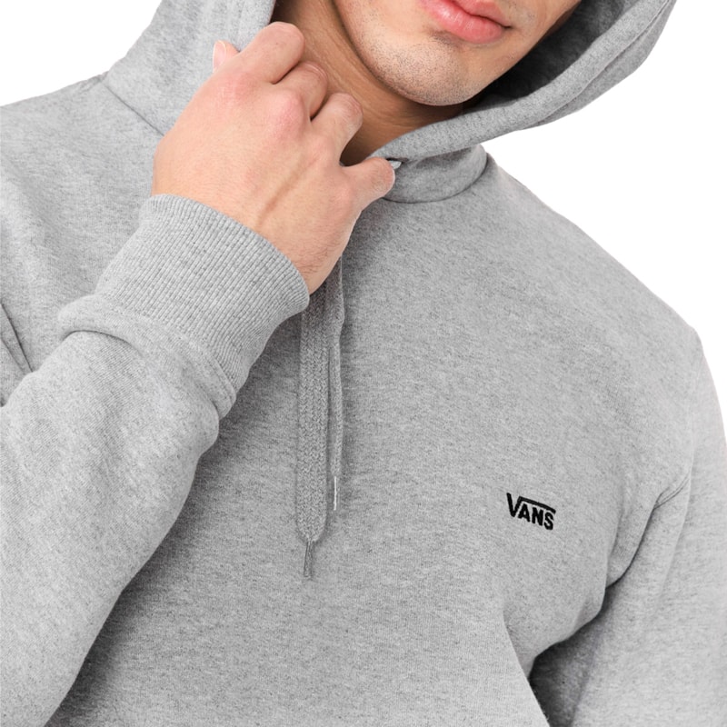 Moletom Canguru Vans Basic Pullover Fleece Cinza os melhores