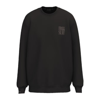 Moletom Careca Freesurf 111001236 Preto