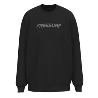 Moletom Careca Freesurf Classic 111001235 Preto