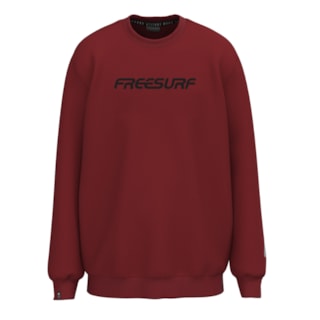 Moletom Careca Freesurf Classic 111001235 Vermelho