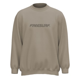 Moletom Careca Freesurf Classic Bege