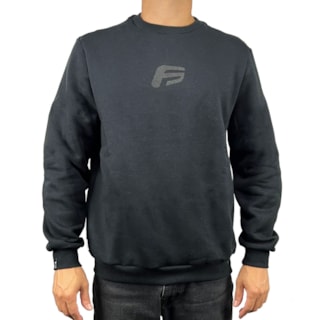 Moletom Careca Freesurf Logo Free Preto