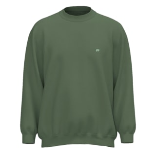 Moletom Careca Freesurf Logo Verde