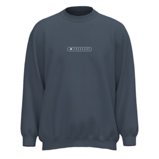 Moletom Careca Freesurf Relief Marinho