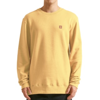 Moletom Careca Hurley Mini Icon II Amarelo