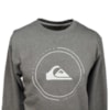 Moletom Careca Quiksilver Big Logo Cinza