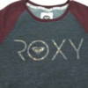 Moletom Careca Roxy Happyday Bordo/Cinza