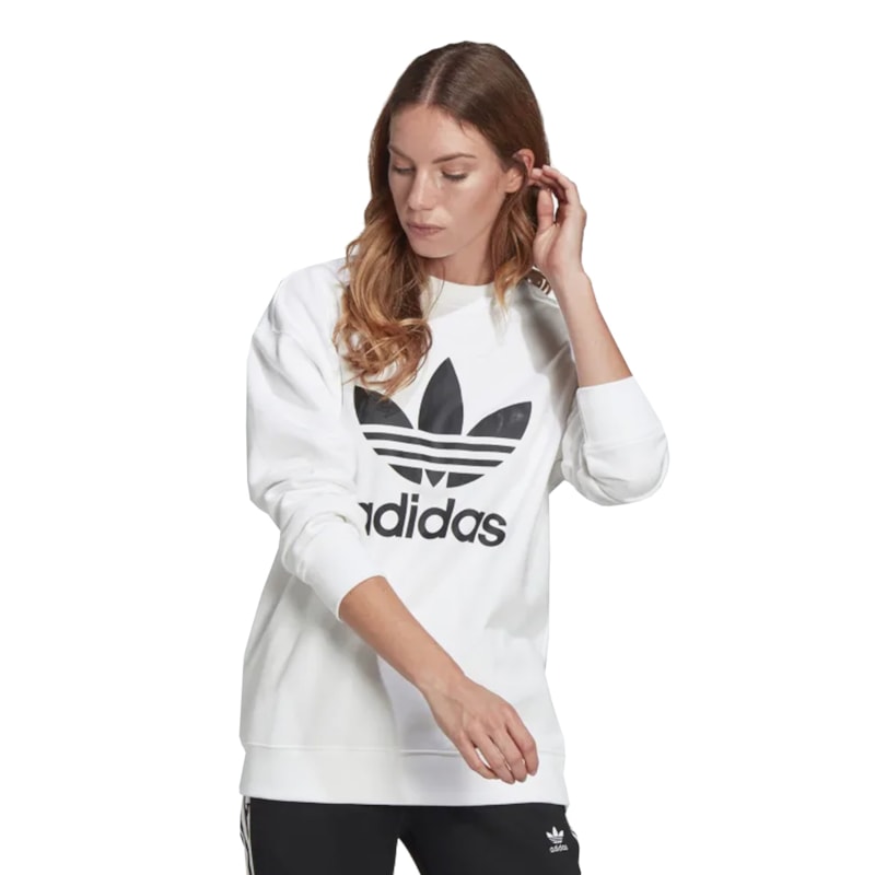 Moletom Adidas Originals Branco Moletom Adidas Originals Capuz