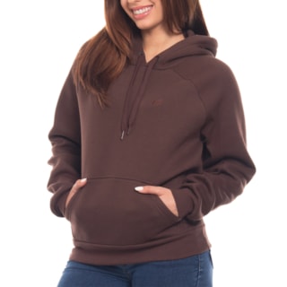 Moletom Feminino Canguru Freesurf 121007095 Marrom