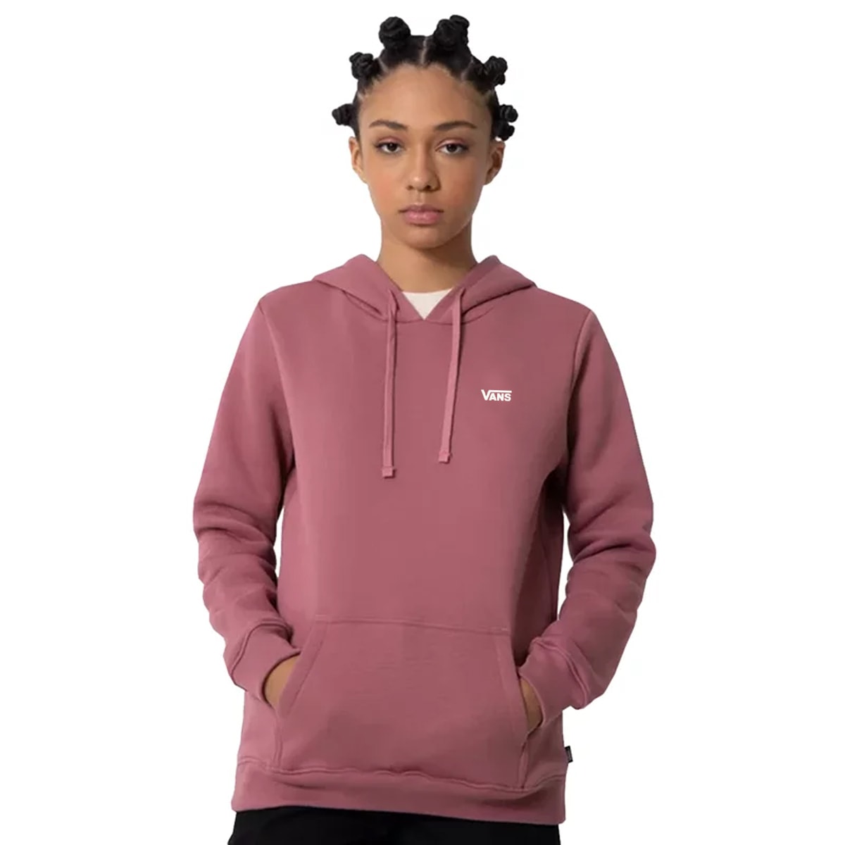 Moletom Feminino Canguru Vans Flying Classic Hoodie Deco Rose os melhores precos Clique e confira