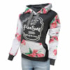 Moletom Feminino Freesurf Flower Preto Mescla