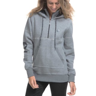 Moletom Feminino Roxy Established Cinza Claro Moletom Feminino Roxy Established Cinza Claro