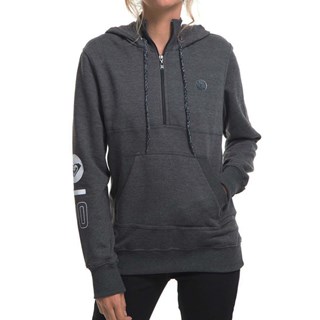 Moletom Feminino Roxy Established Preto Mescla Moletom Feminino Roxy Established Preto Mescla