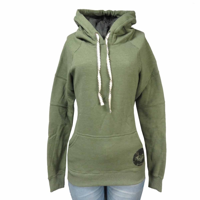 Moletom Feminino Roxy Side Verde Cactus