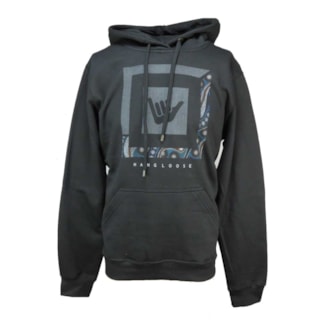 Moletom Hang Loose Iguanalog Preto Moletom Hang Loose Iguanalog Preto