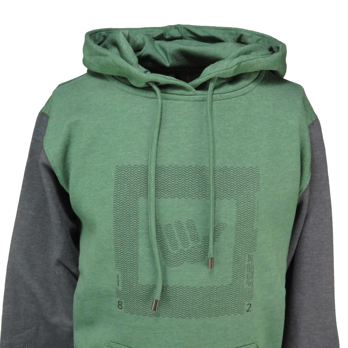 green washed moletom com capuz