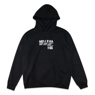 Moletom Plus Size Canguru New Era Branded Preto