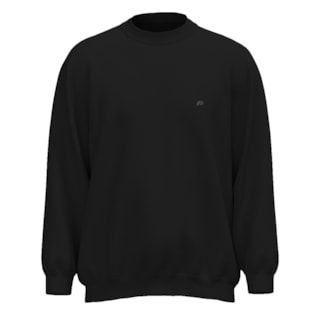 Moletom Plus Size Careca Freesurf Logo Preto