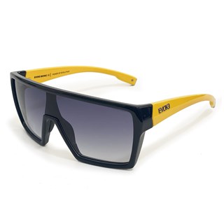 Óculos de Sol Evoke Bionic Alfa A06 Black Yellow Shine