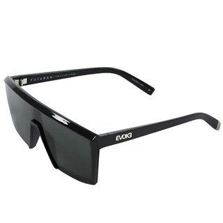 Óculos de Sol Evoke Futurah A05 Black Shine Preto