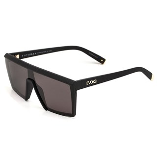 Óculos de Sol Evoke Futurah A15 Black Matte Gold Gray Total