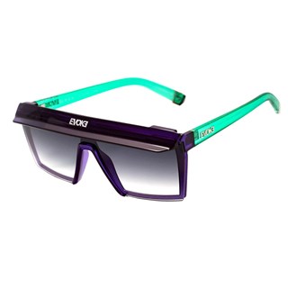 Óculos de Sol Evoke Futurah T07 Purple Turquoise Silver Gradient