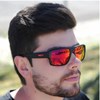 Óculos de Sol HB Redback Matte Black/Red Chrome
