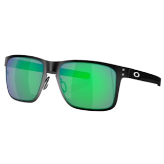 Óculos de Sol Oakley Holbrook Metal Matte Black Jade Iridium Óculos de Sol Oakley Holbrook Metal Matte Black Jade Iridium
