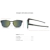 Óculos de Sol Oakley Latch Squared Matte Olive Ink-Emerald Iridium