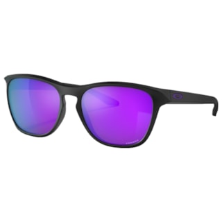 Óculos de Sol Oakley Manorburn Matte Black Prizm Violet Óculos de Sol Oakley Manorburn Matte Black Prizm Violet