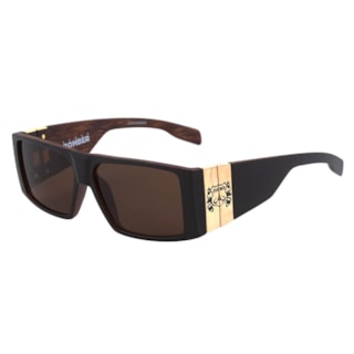 Óculos Evoke Bomber Black Wood Matte Black Óculos Evoke Bomber Black Wood Matte Black