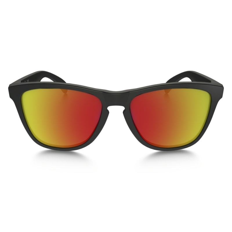 小物 OAKLEY FROGSKINS LX Óculos Oakley Frogskins LX Matte Black / Ruby Iridium - Back Wash
