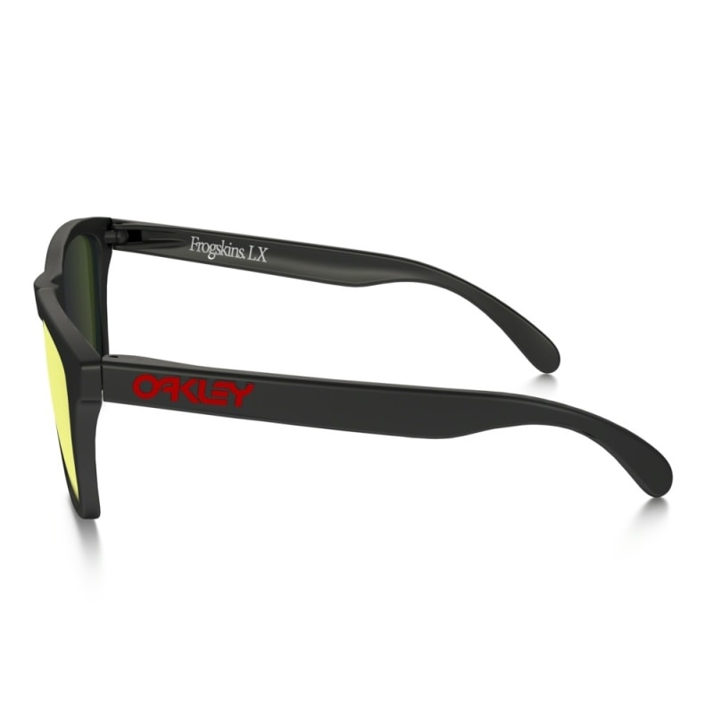 Óculos Oakley Frogskins LX Matte Black / Ruby Iridium - Back Wash