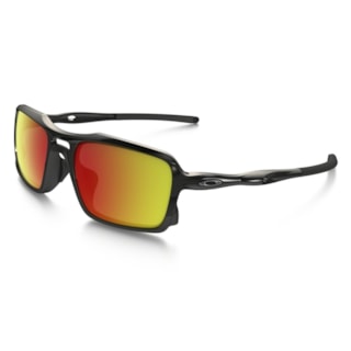 Óculos Oakley Triggerman Polished Black / Ruby Iridium Óculos Oakley Triggerman Polished Black / Ruby Iridium