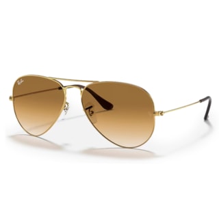 Óculos Ray-Ban Aviator Arista Clear Gradient Brown
